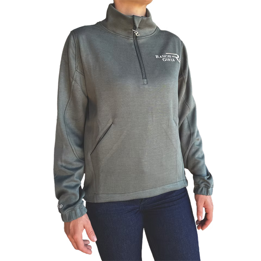 Ranch Girls Women's Western Activewear Zip UP Ivy Sweatshirt- Multiple Colours
