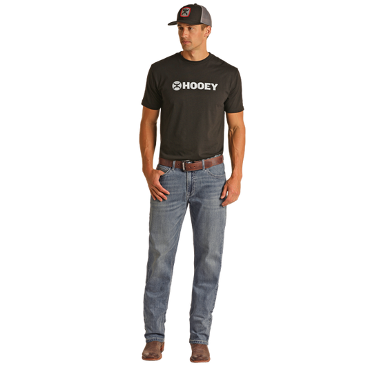 Hooey Mens Double Barrel Stackable Bootcut Vintage Jeans - Medium Vintage