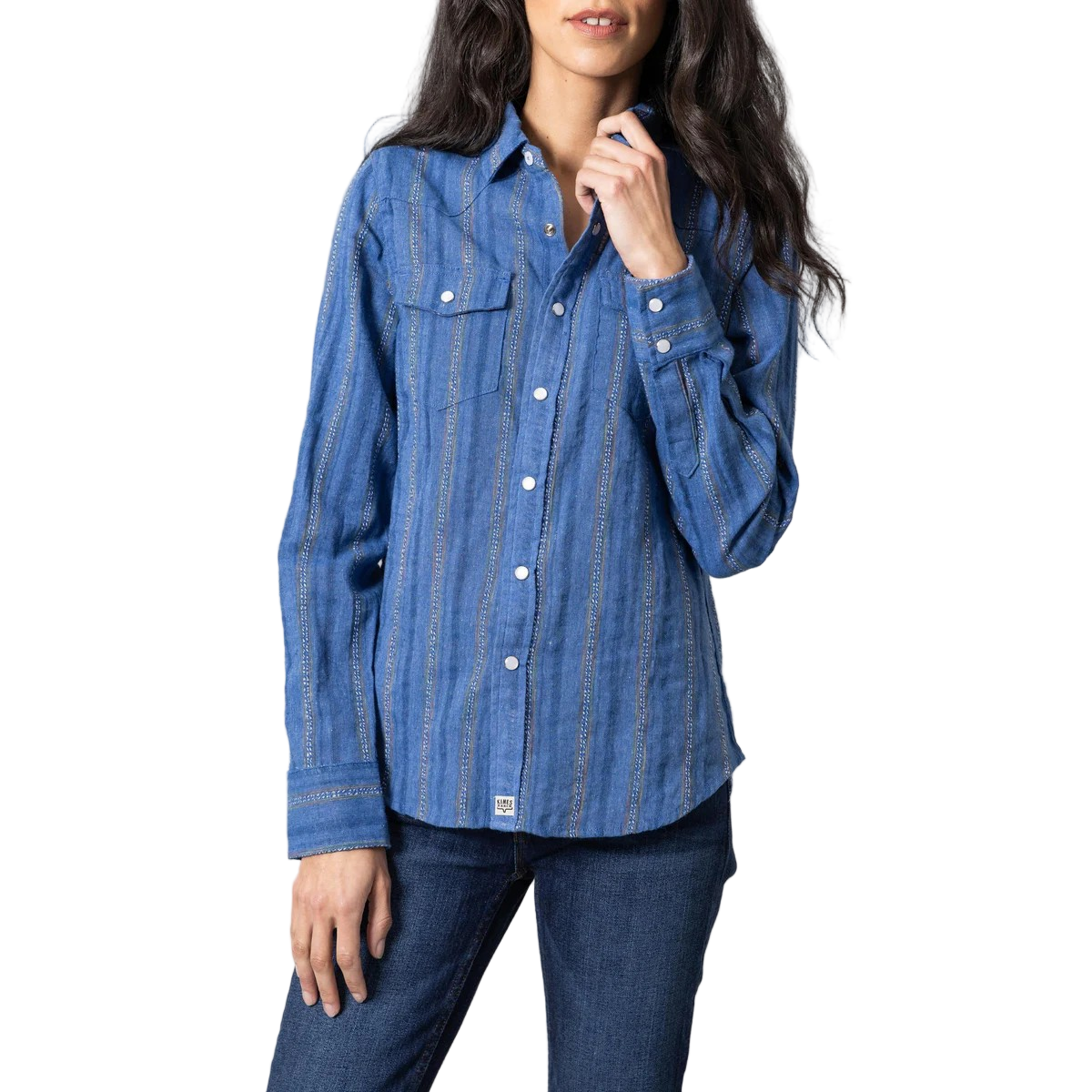 Kimes Women's Ingram Stripe Top - Indigo