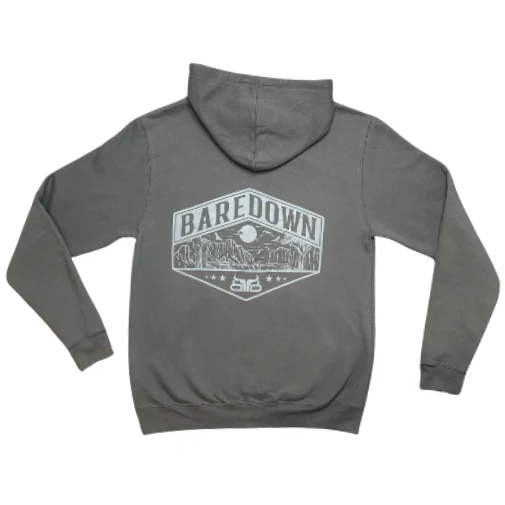 Baredown Brand Unisex Utah Hoodie - Charcoal