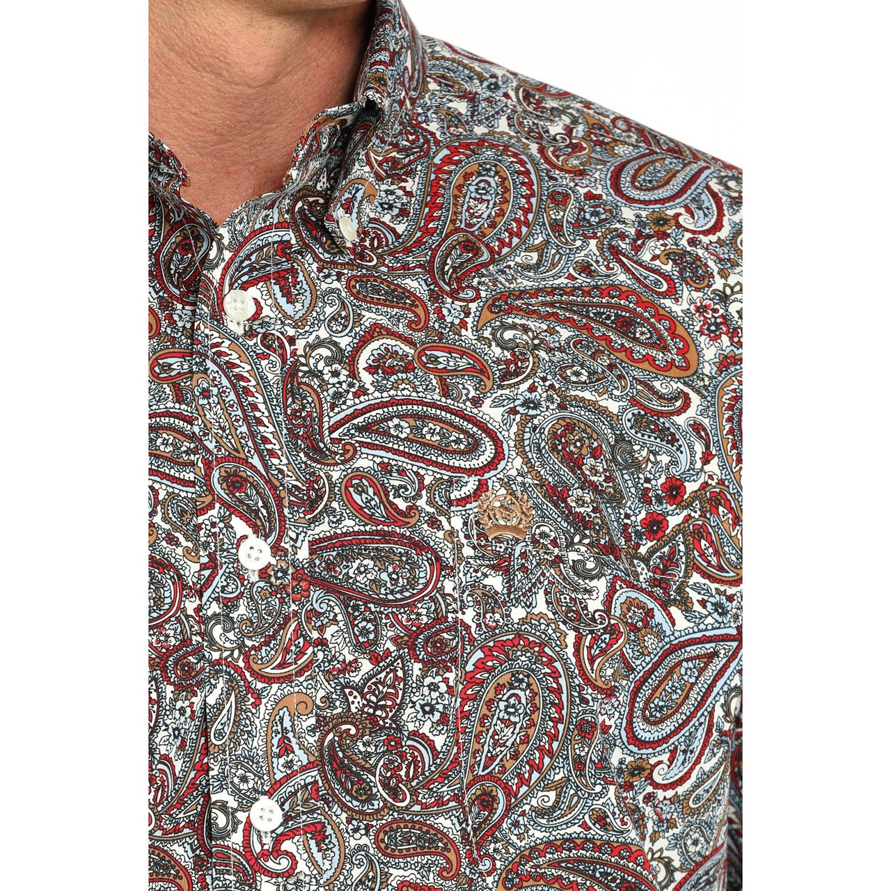 Cinch Men's Print Long Sleeve Print Shirt 725 - Multi