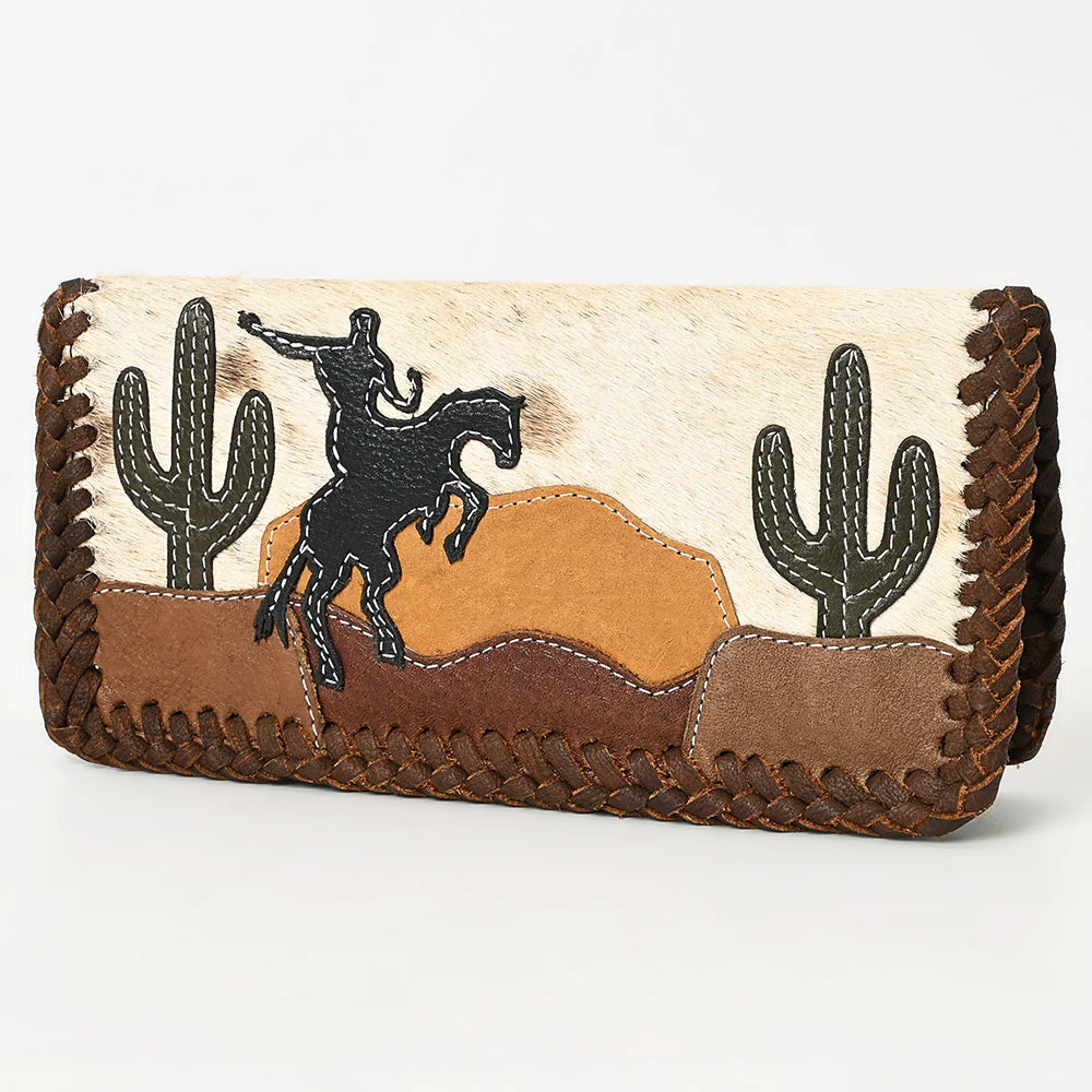 American Darling Women's Leather Western Clutch Bag