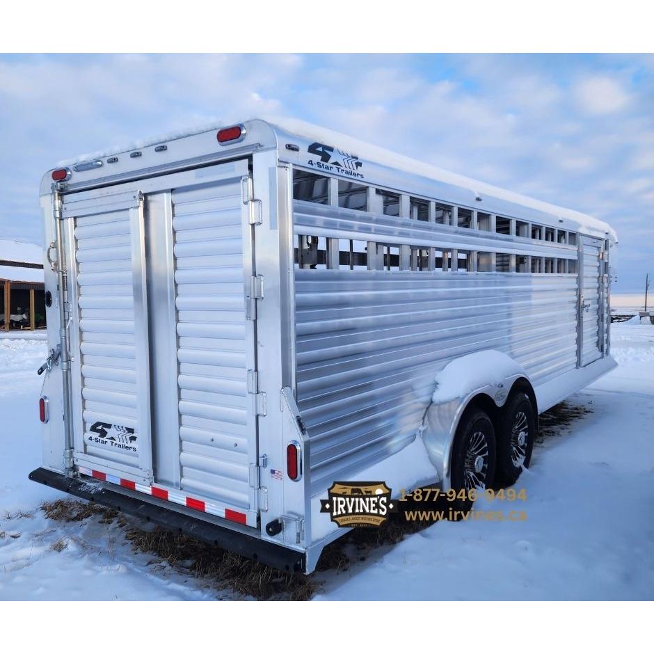 2026 4-Star 24' Stock Trailer