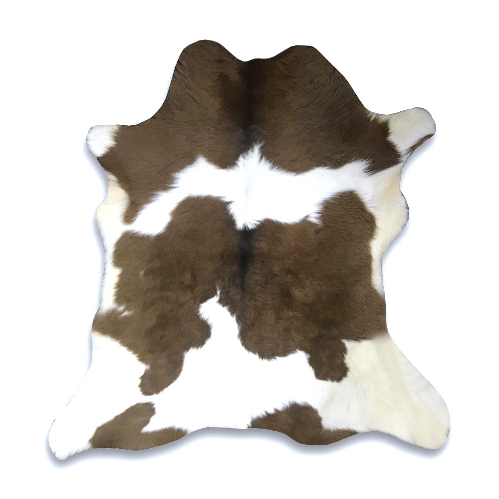 D2W Trading  Hair on Calfskin- Chocolate and White