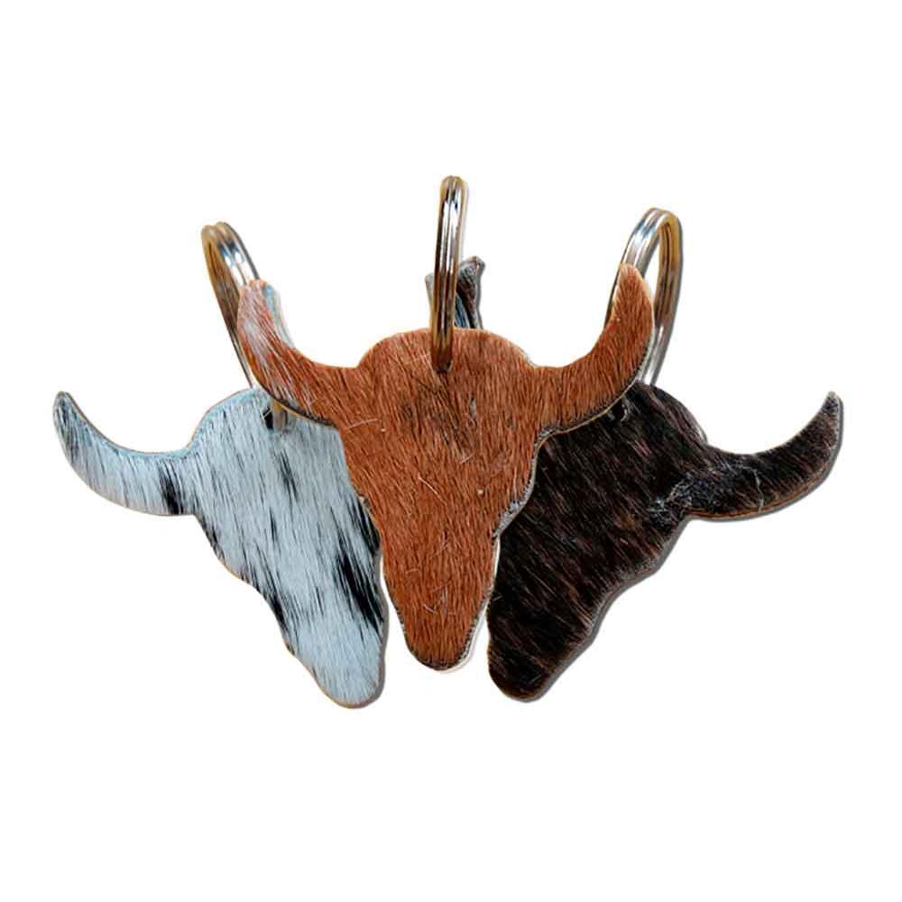 D2W Trading Cowhide Keychain