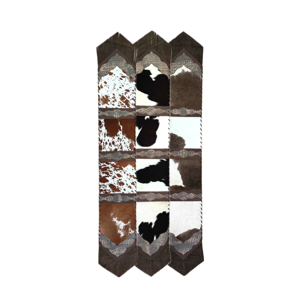 D2W Trading Table Runner Model 2- Plain with Fringe Detail-  Tan