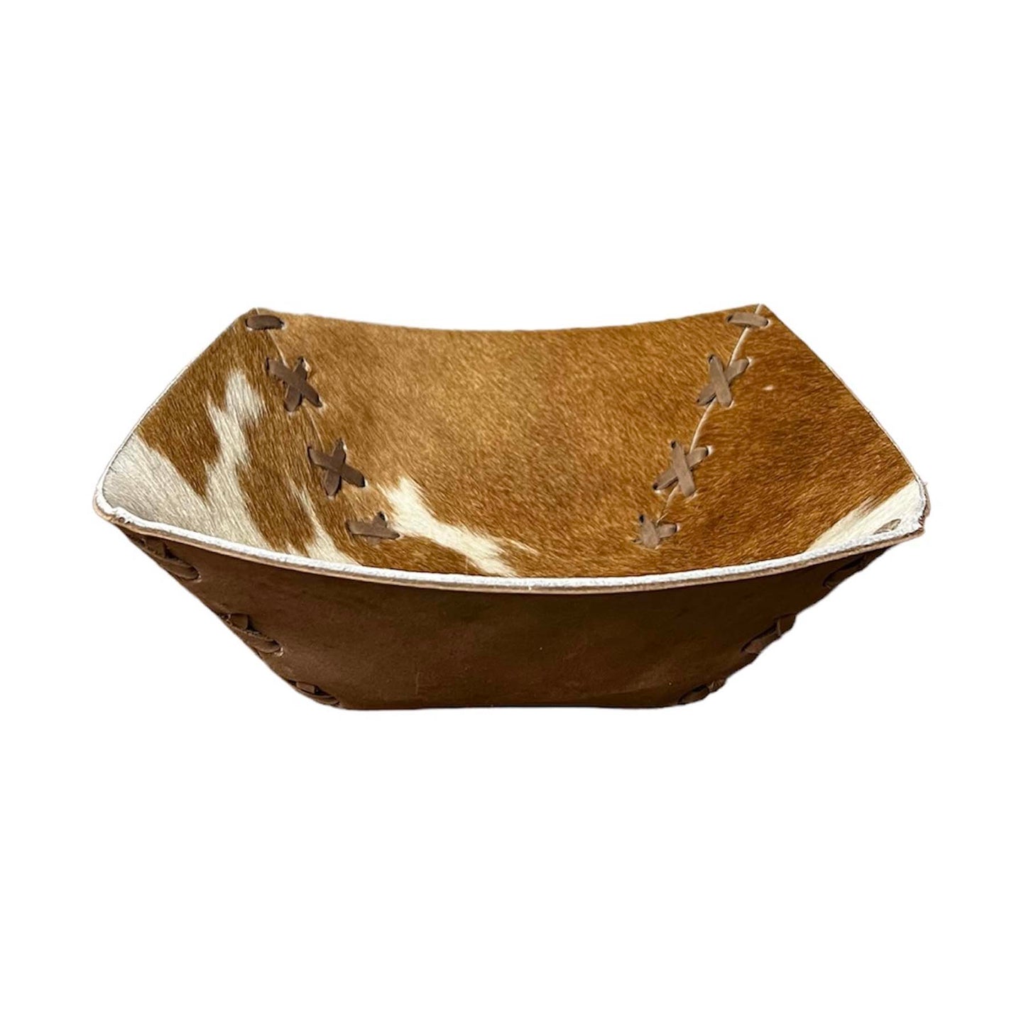 D2W Trading Bowl Made of Cowhide- Assorted Colors
