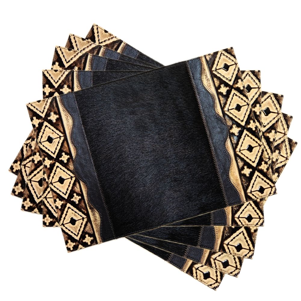 D2W Trading  Western Soul Navajo Placemat- Tan