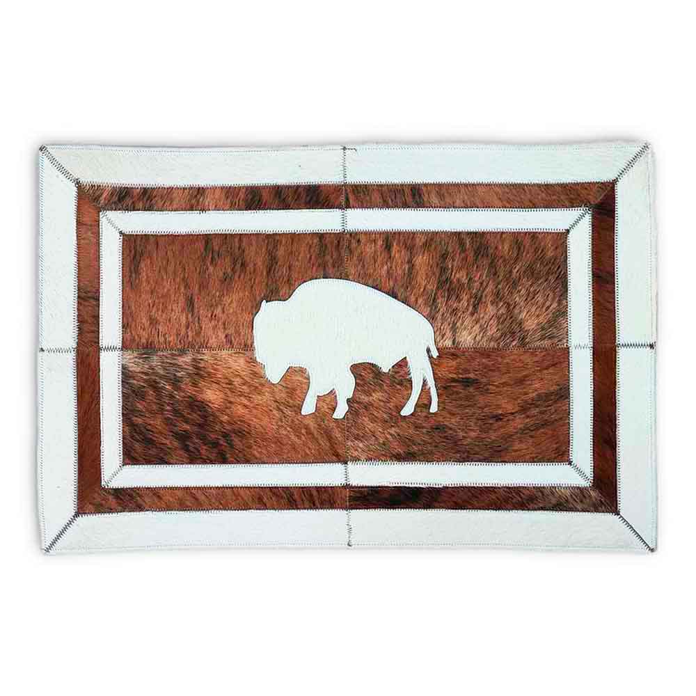 D2W Trading  Bison Rug- Assorted Colors
