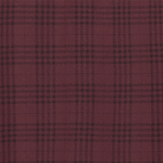 Wrangler Men's RIGGS Technical Long Sleeve Workwear Shirt - Burgundy Plaid