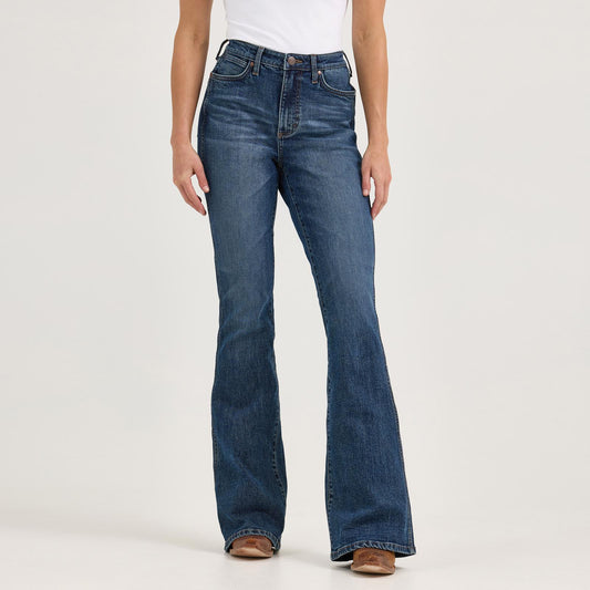 Wrangler Women's Retro High Rise Bailey Flare Jean - Hannah