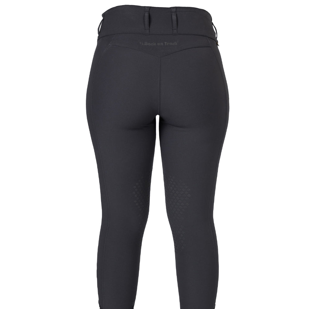 Back On Track Katie Knee Patch Riding Breeches Black