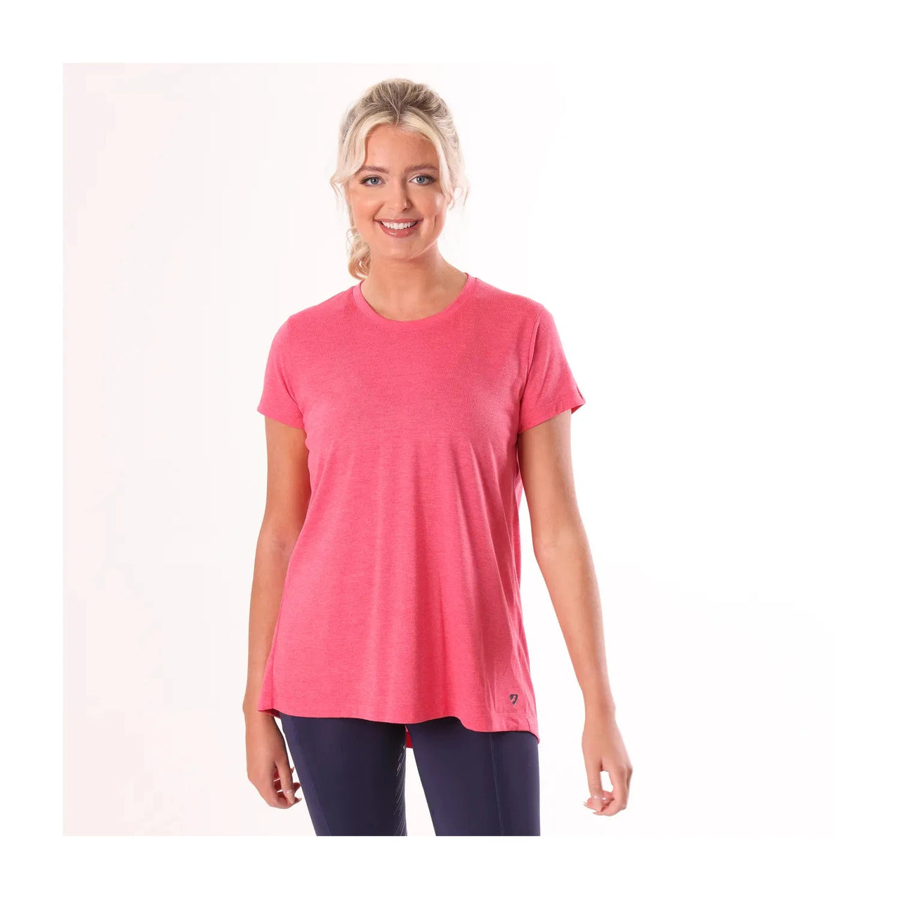 Aubrion Energise Tech Short Sleeve T-Shirt- Coral