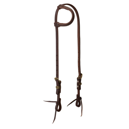 Weaver Leather Weaver Working Tack Sliding Ear Headstall W Designer Buckles