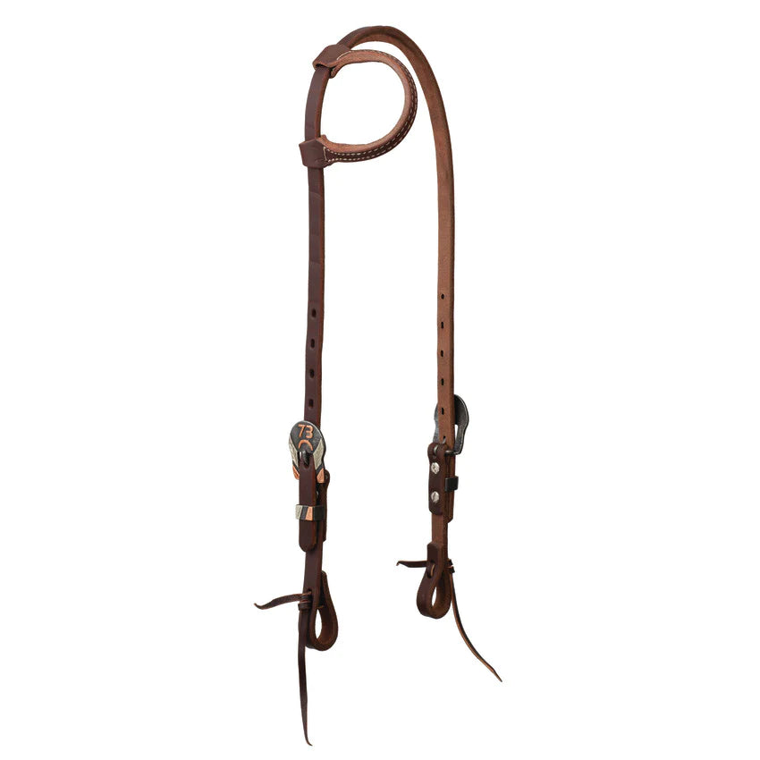 Weaver Working Tack Sliding Ear Headstall w/Designer Buckles - 73 Anniversary