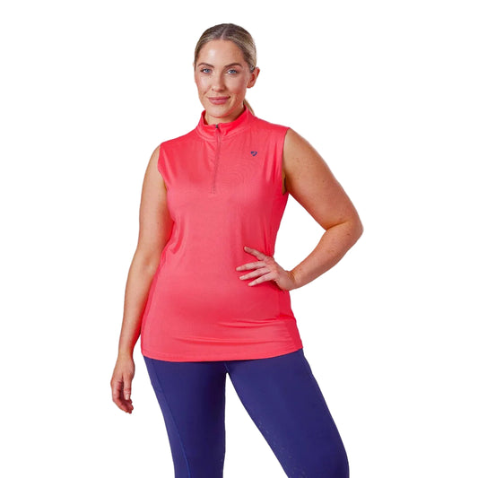 Aubrion Revive Sleeveless Sun Shirt - Coral