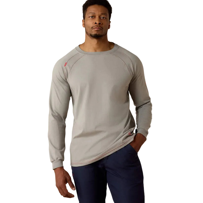 Ariat Men's FR Work Crew Long Sleeve T-Shirt - Multiple Colours