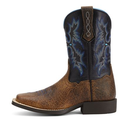 Ariat Youth Tombstone Western Boot - Earth/Black