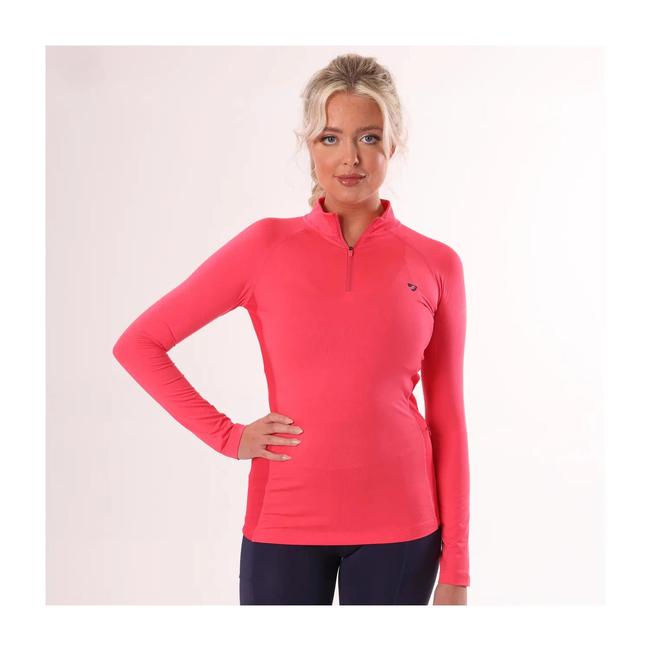 Aubrion Revive Long Sleeve Sun Shirt - Coral