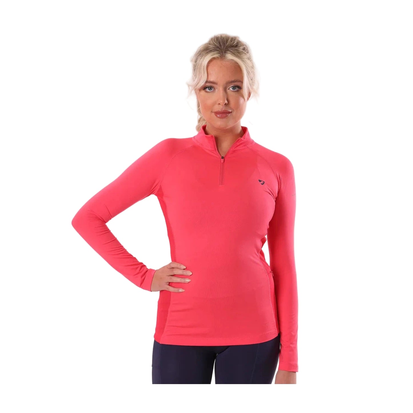 Aubrion Revive Long Sleeve Sun Shirt - Coral