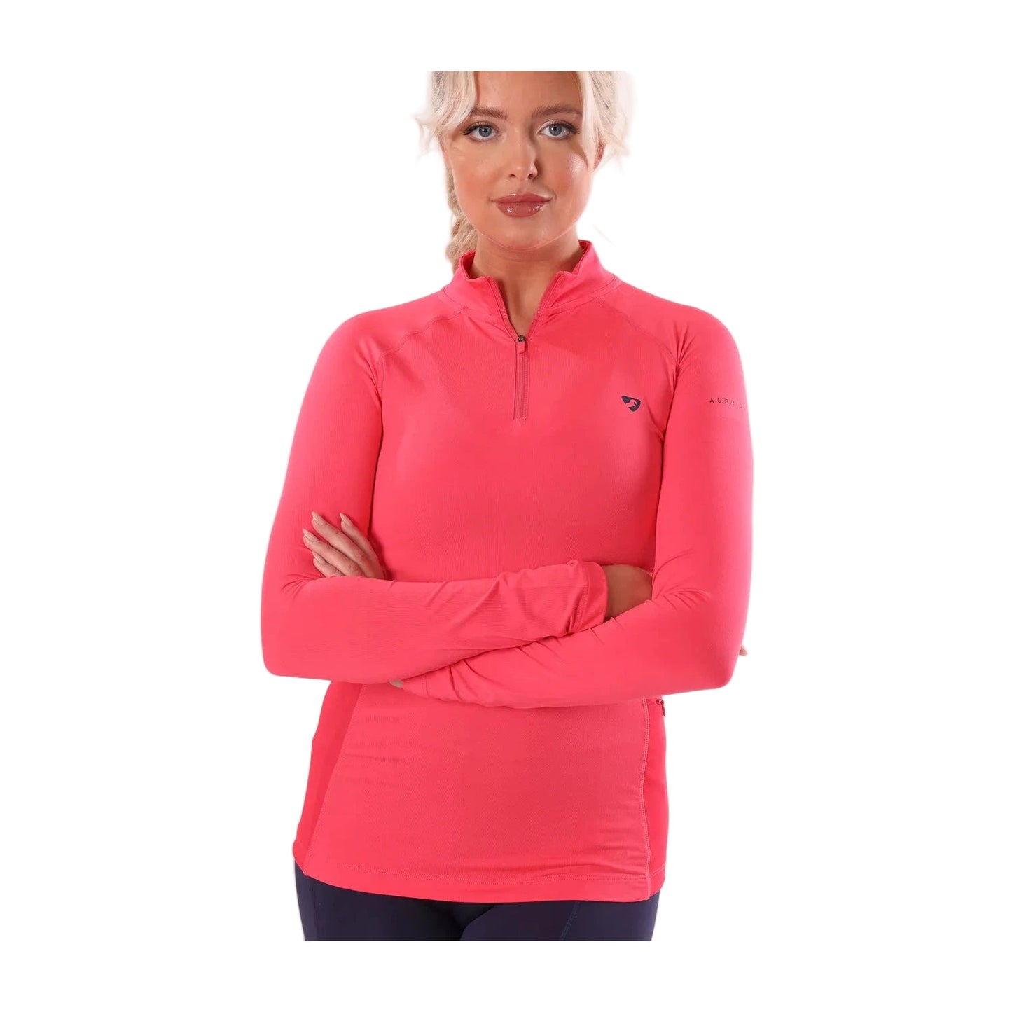 Aubrion Revive Long Sleeve Sun Shirt - Coral