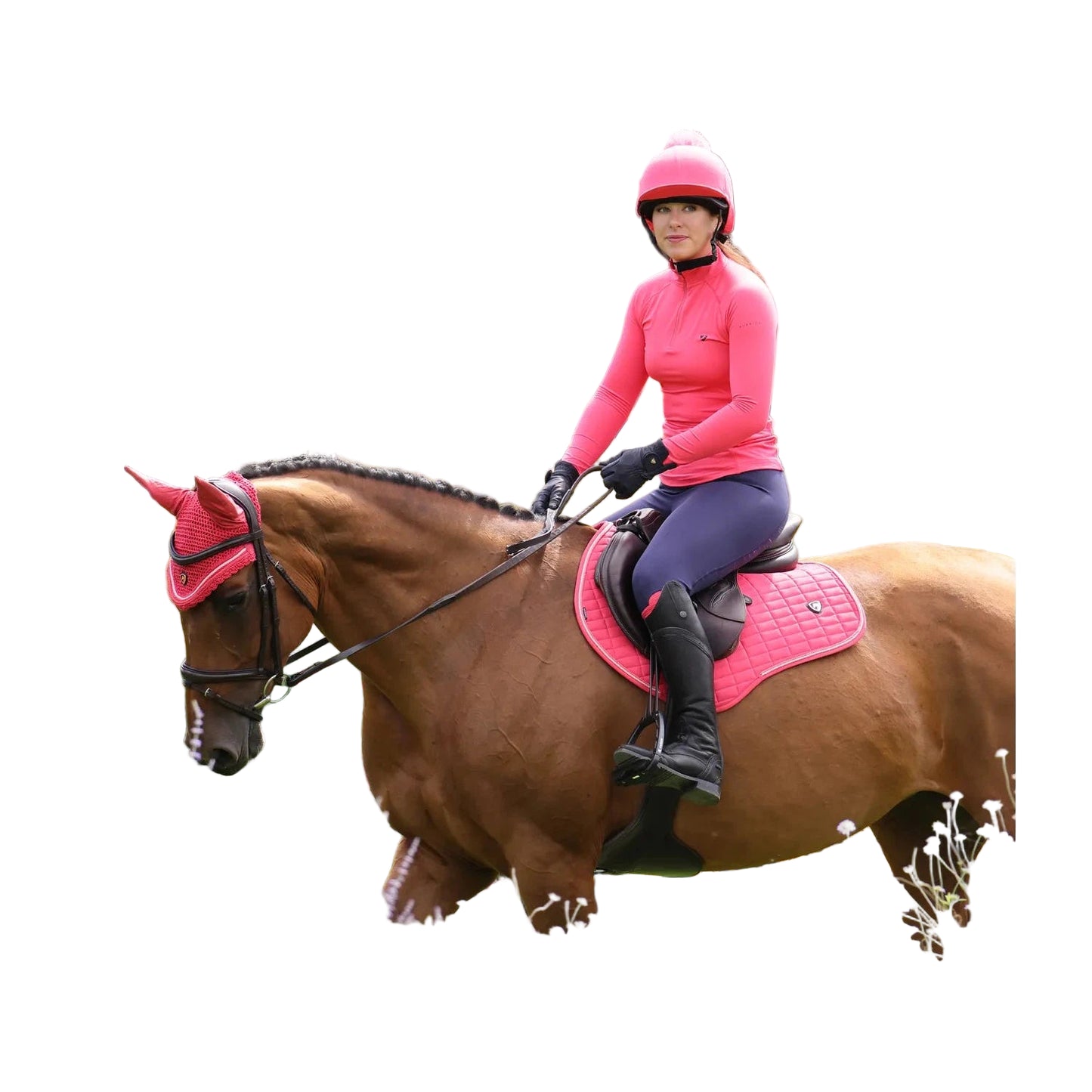 Aubrion Revive Long Sleeve Sun Shirt - Coral