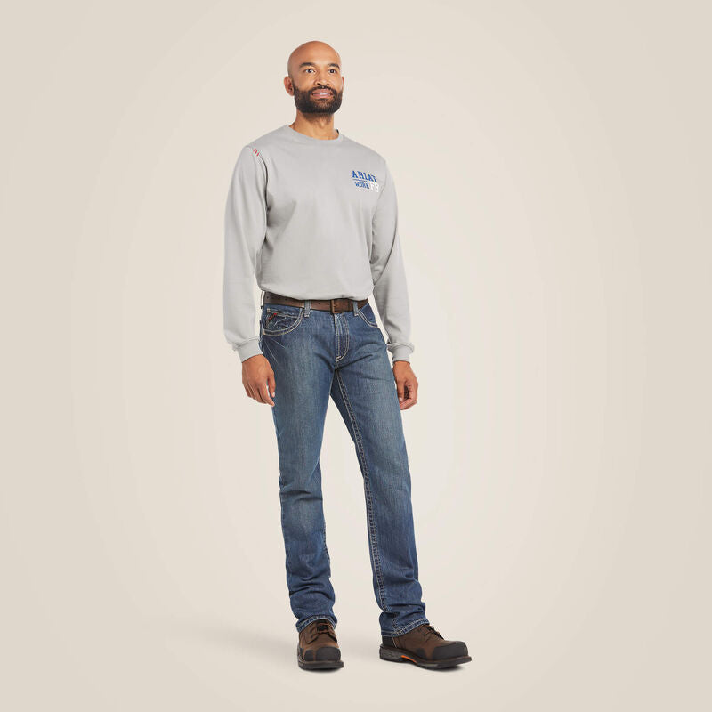 Ariat Men's Fire Resistant M4 Relaxed Boundary Boot Cut Jean - Clay - Irvine Tack & Western Wear