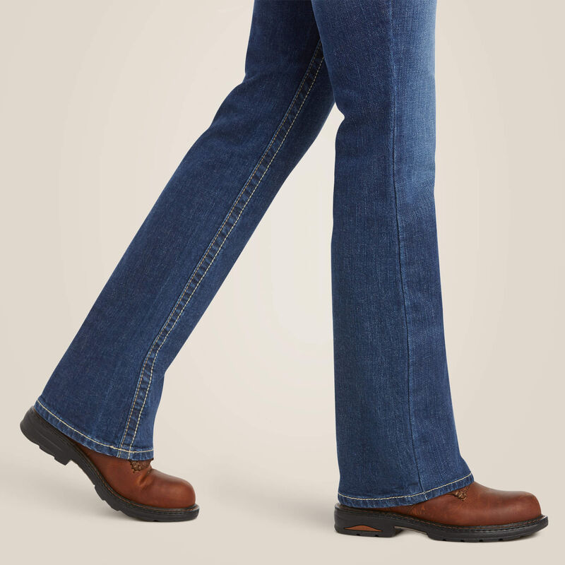 Ariat Women's FR Dura-Stretch Basic Bootcut Jeans - Blue Quartz