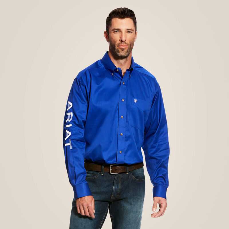 Ariat Men's Team Logo Ultramarine/White