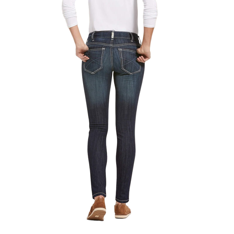 Ariat Women's R.E.A.L. Mid Rise Ella Skinny Jean - Celestial