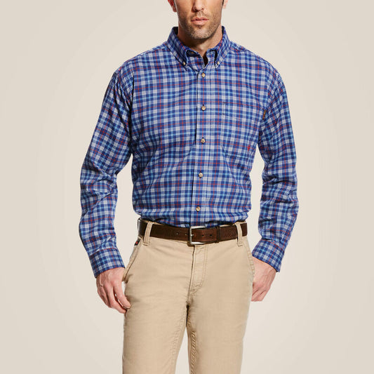 Ariat Men's Fire Resistant Collins Work Shirt - True Blue