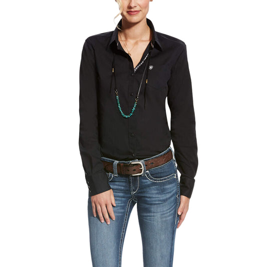 Ariat Women's WR Kirby Straight Shirt - Black