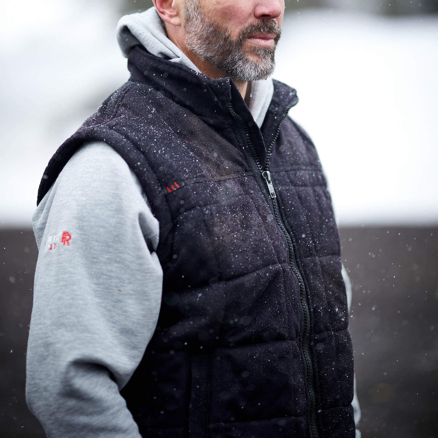 Ariat Men's Fire Resistant Crius Insulated Vest - Black