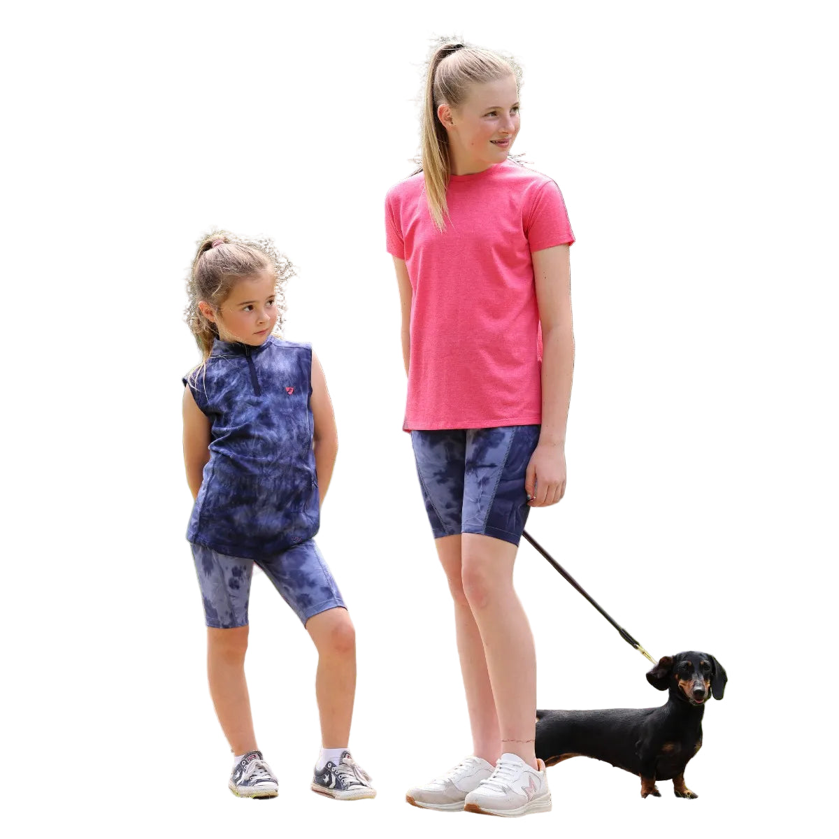 Aubrion Revive Sleeveless Sun Shirt - Young Rider - Navy Tie Dye