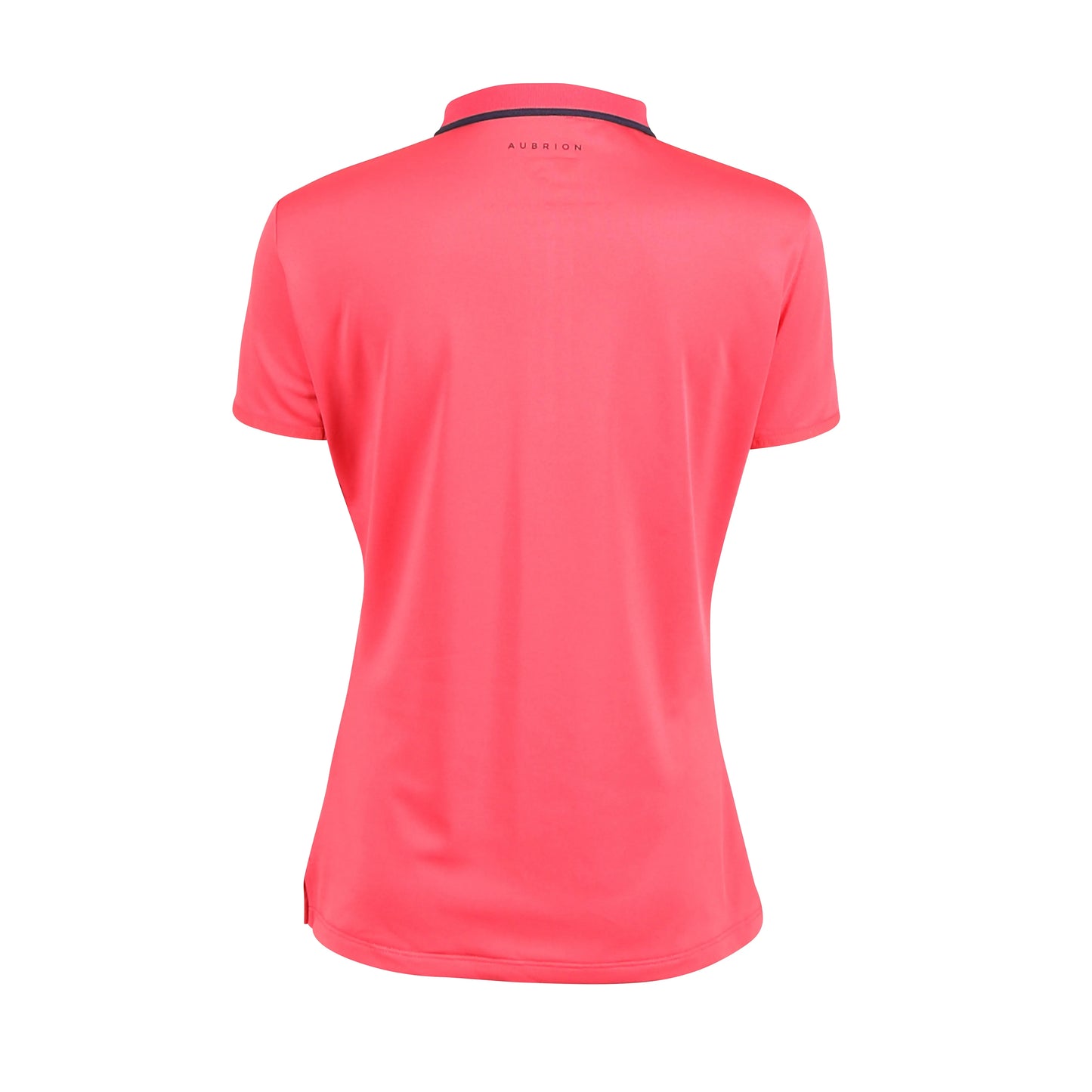 Aubrion Poise Tech Short Sleeve Polo Shirt - Young Rider - Coral