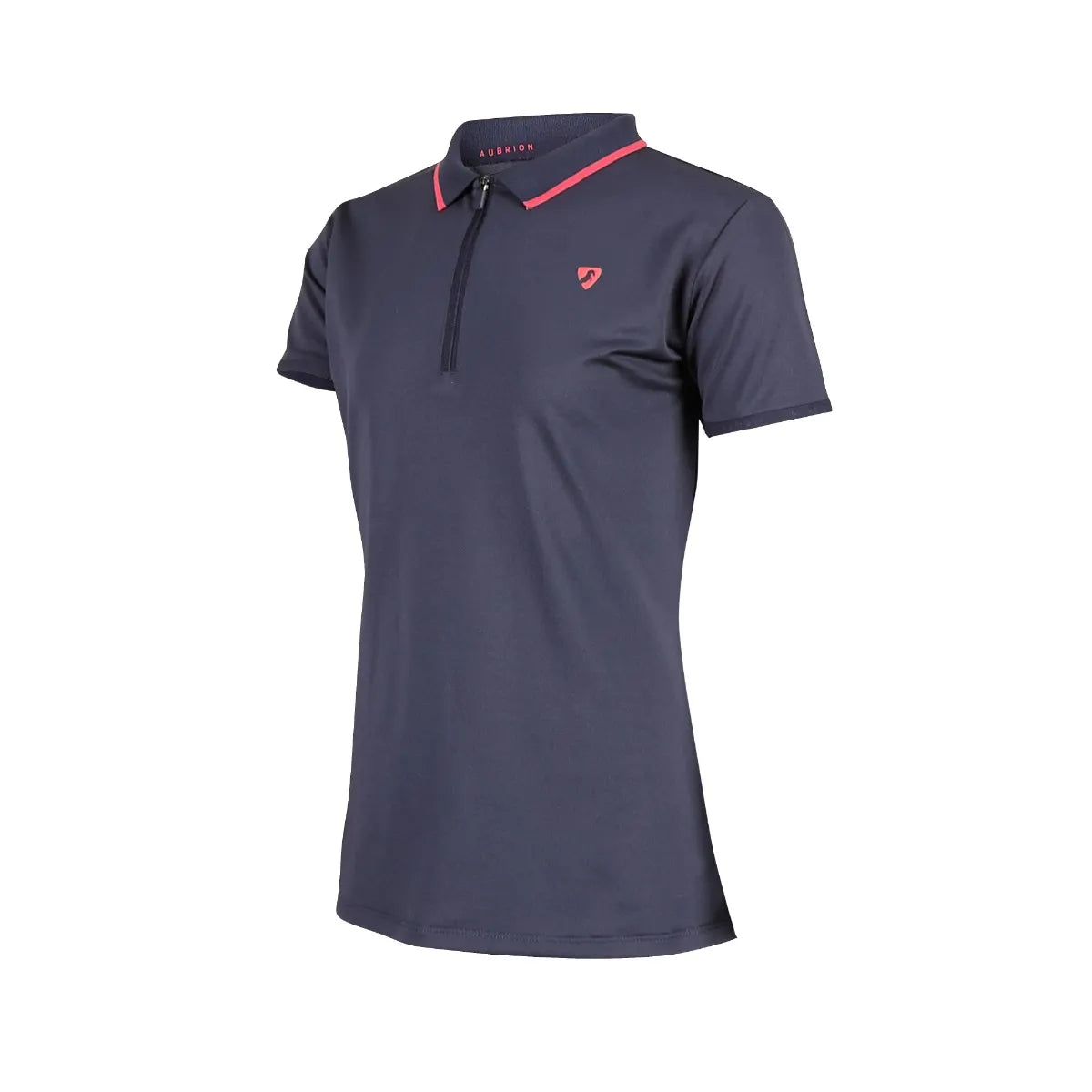 Aubrion Poise Tech Short Sleeve Polo Shirt - Young Rider - Navy