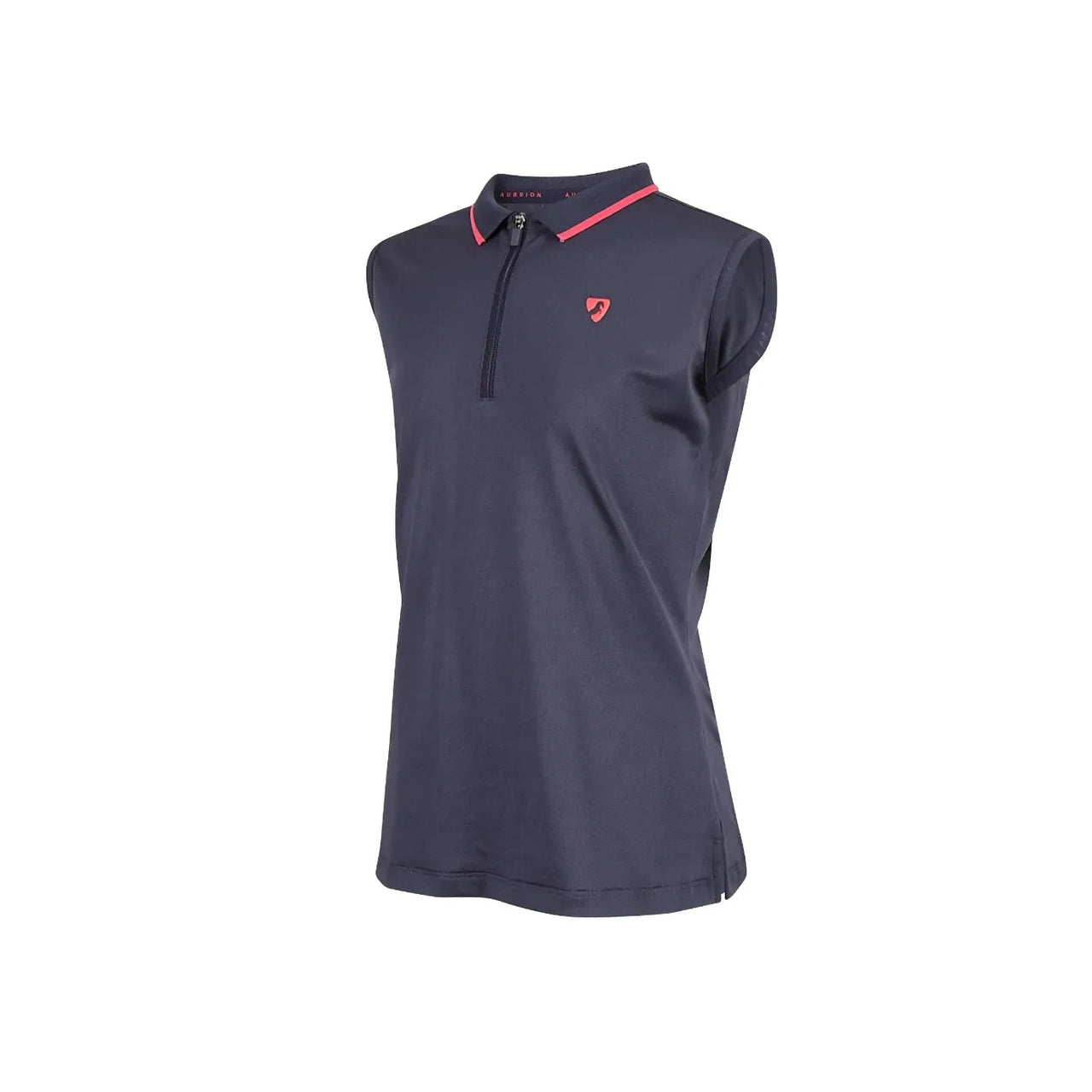 Aubrion Poise Tech Sleeveless Polo Shirt - Young Rider - Navy