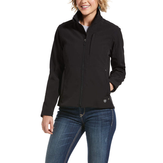 Ariat Women's Real Softshell Jacket - Black - Irvine Tack & Western Wear