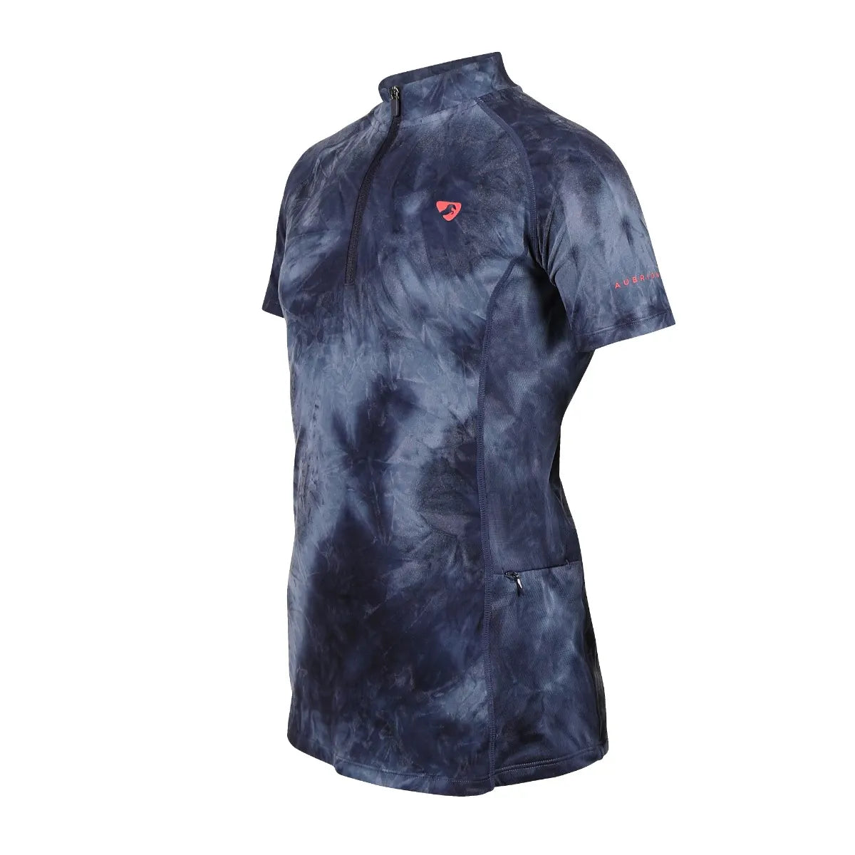 Aubrion Revive Short Sleeve Sun Shirt - Young Rider - Navy Tie Dye