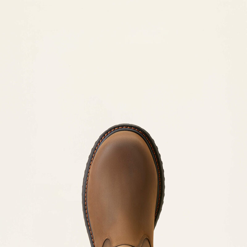 Ariat Men's RigTEK Waterproof Composite Toe Work Boots - Oily Distressed Brown