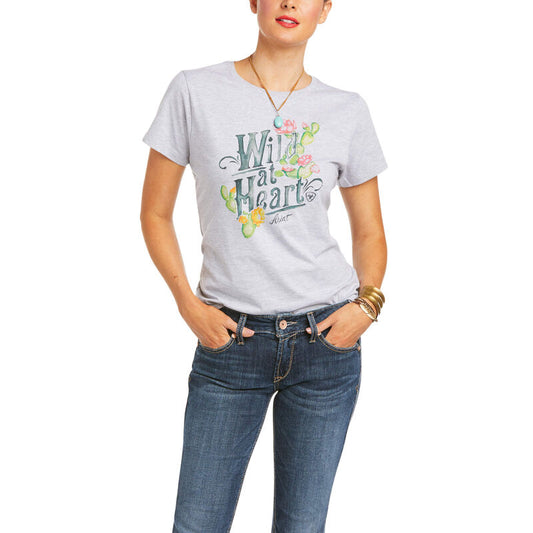 Ariat Women's Wild Heart T-Shirt Athletic Heather