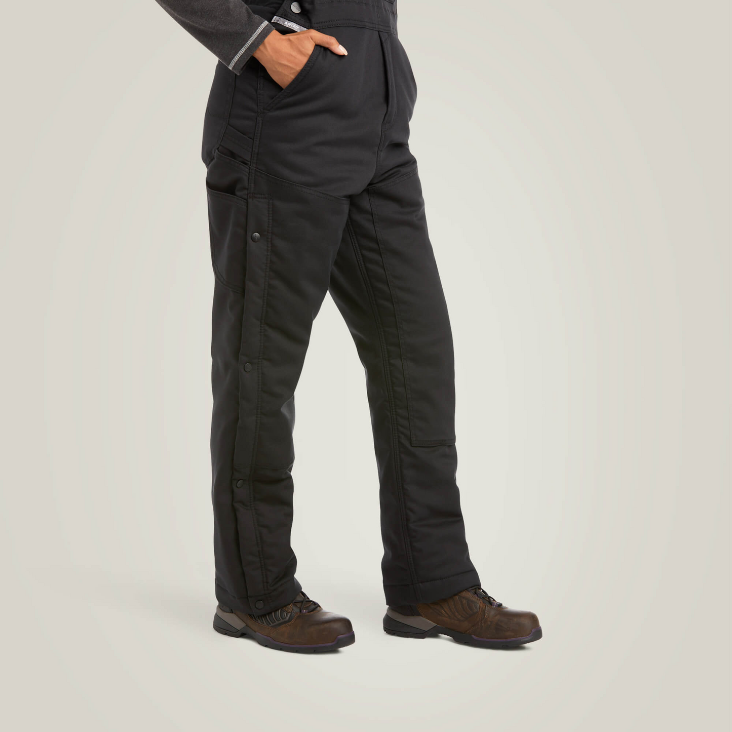 Ariat Women's Rebar Duracanvas Insulated Bib Overalls - Black