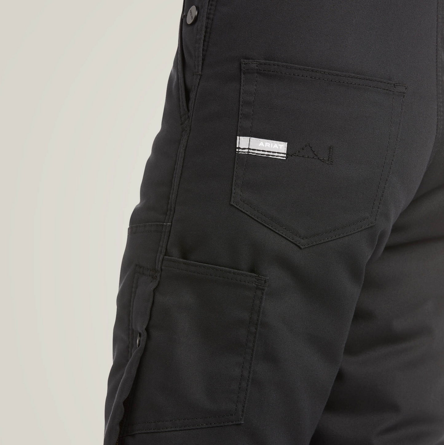 Ariat Women's Rebar Duracanvas Insulated Bib Overalls - Black