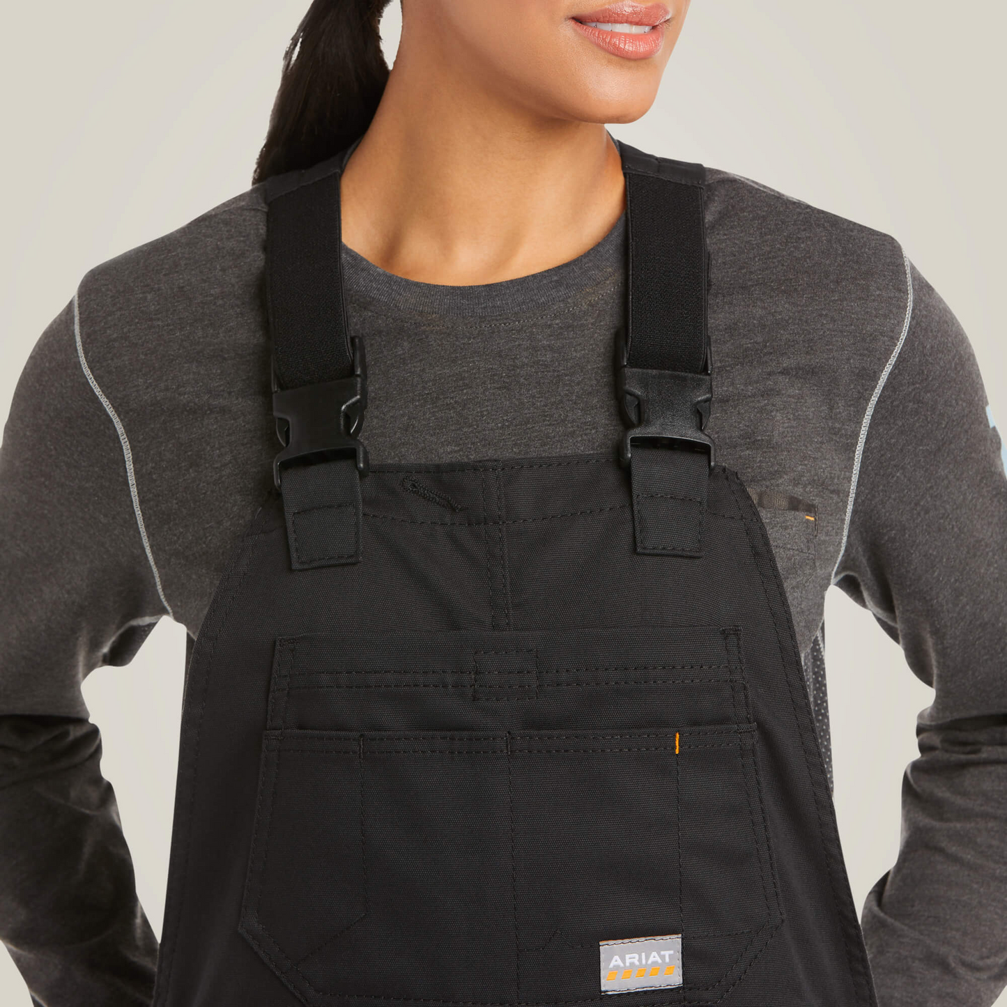 Ariat Women's Rebar Duracanvas Insulated Bib Overalls - Black