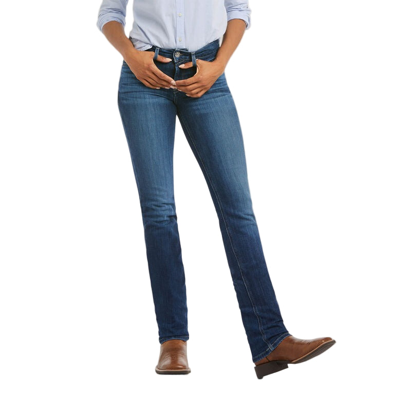 Ariat Women's R.E.A.L. Perfect Rise Abby Straight Jean - Mackenzie - Irvine Tack & Western Wear