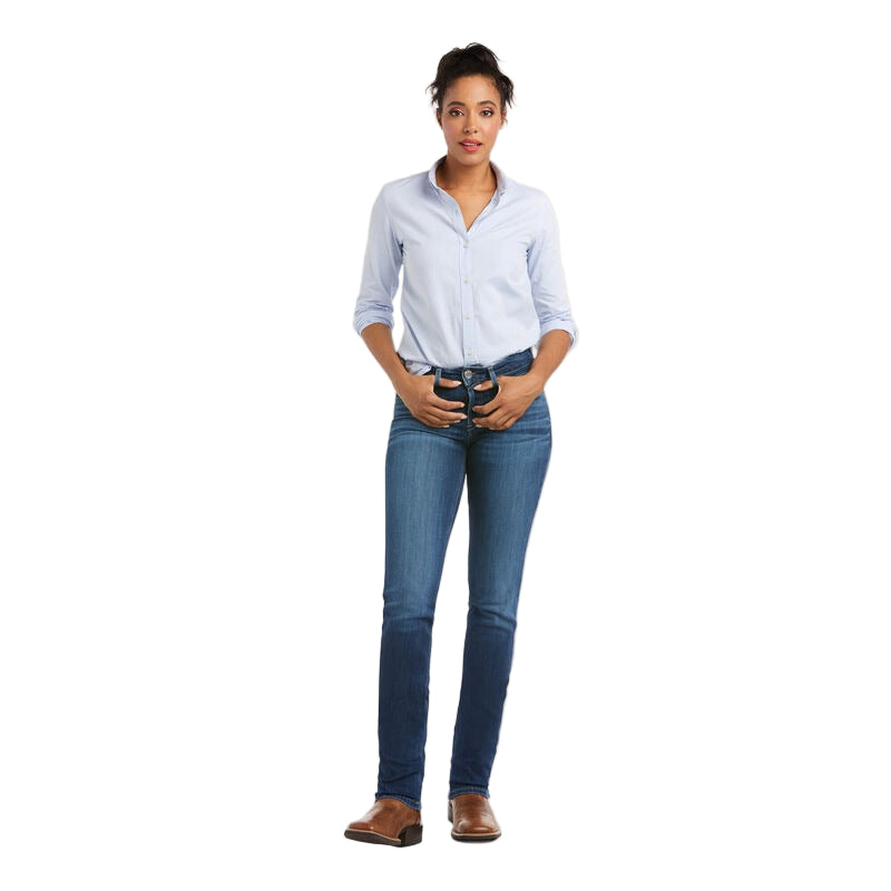 Ariat Women's R.E.A.L. Perfect Rise Abby Straight Jean - Mackenzie - Irvine Tack & Western Wear
