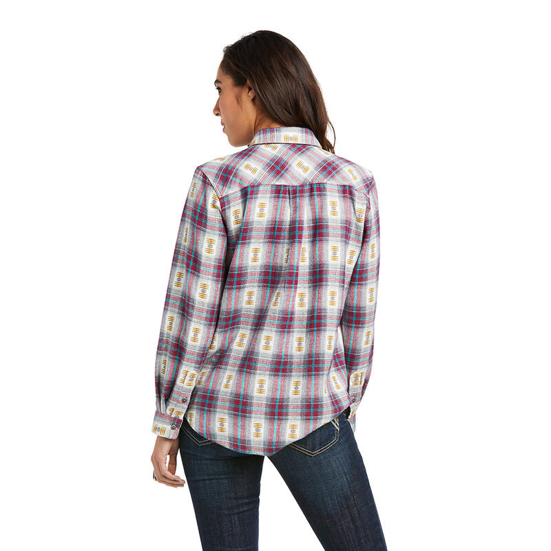 **Ariat Women Real Billy Jean LS Shirt - Sea Salt**FINAL SALE**