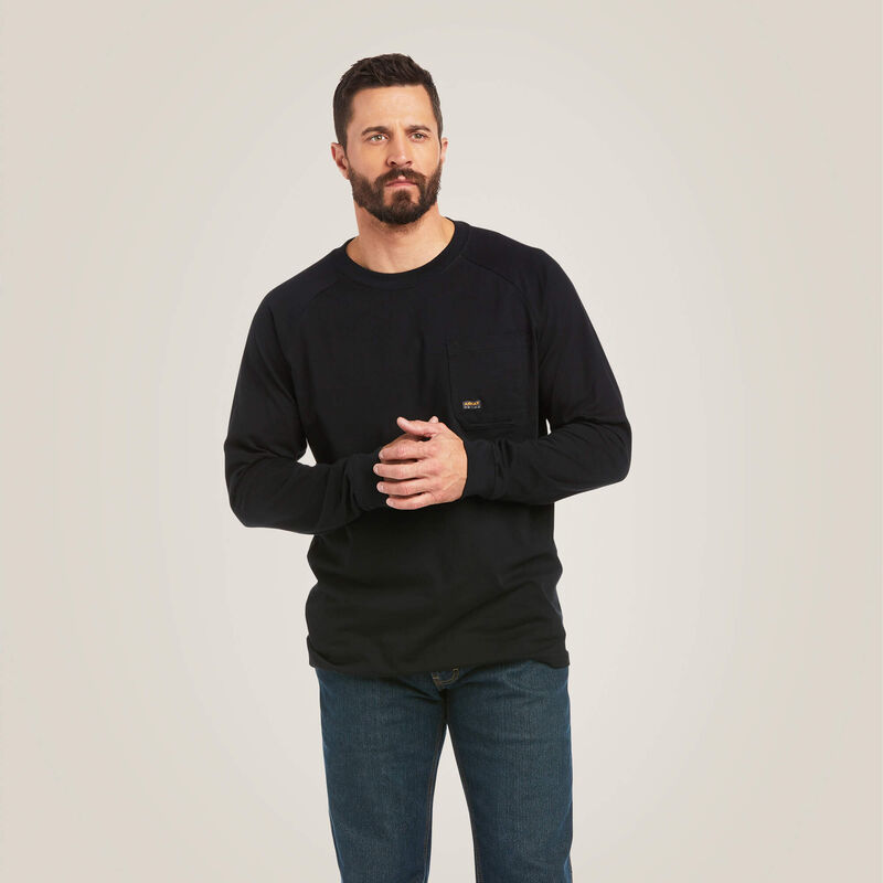 Ariat Mens Rebar Cotton Strong Roughneck Graphic T-Shirt