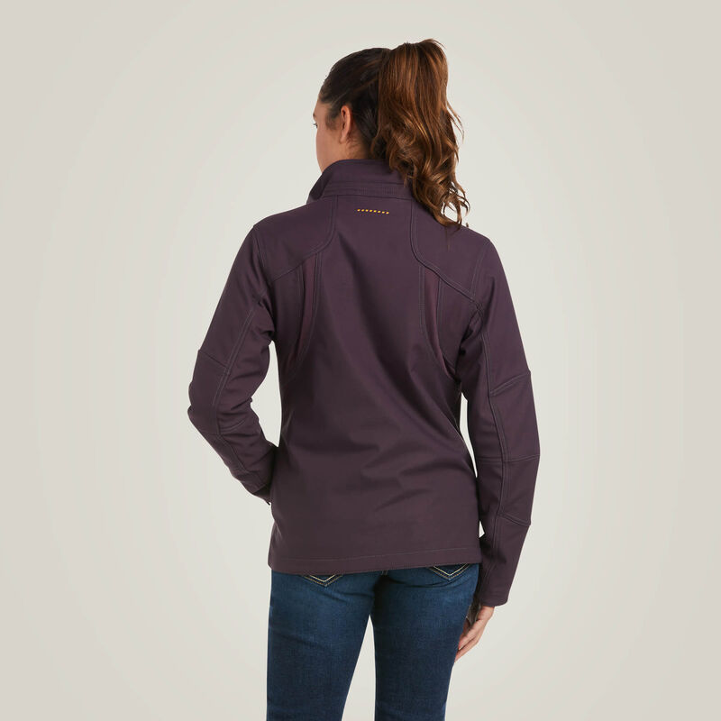 Ariat Womens Rebar STTCH Canvas Softshell Jacket
