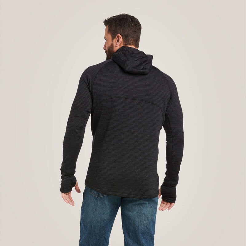 Ariat Men's Rebar Gridwork Balaclava Base Layer - Black